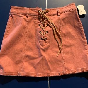 Pink skirt